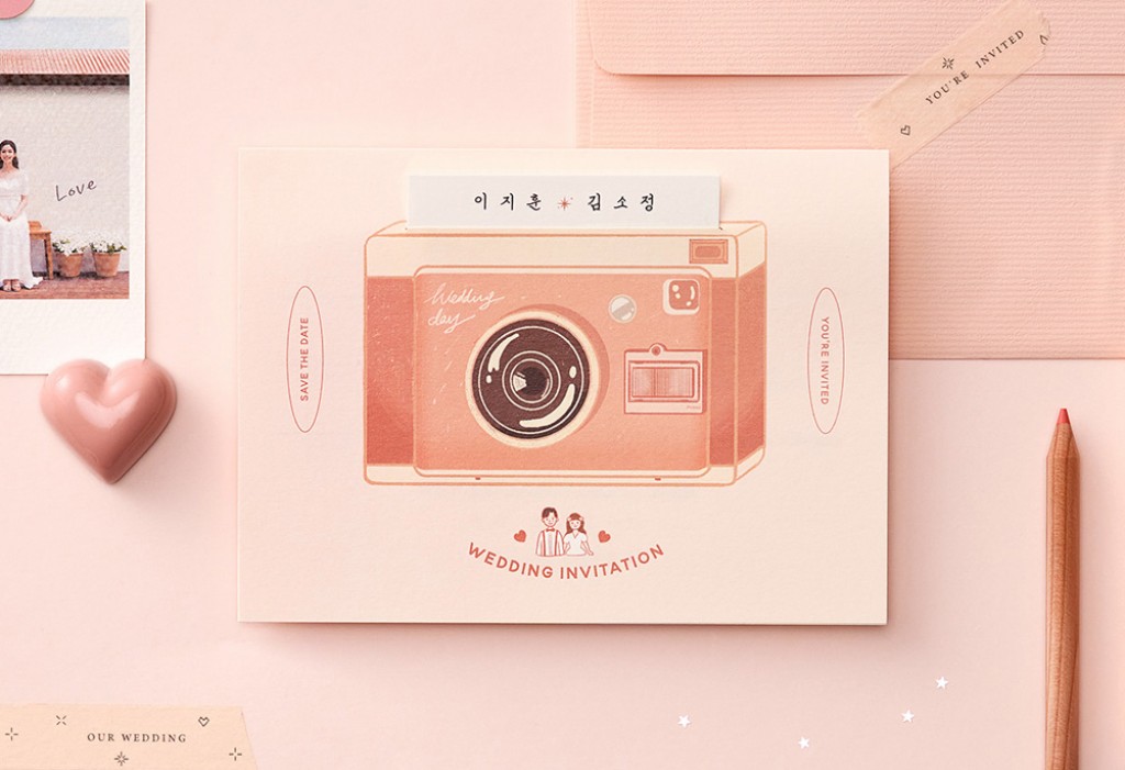 핑크빛, 폴라로이드 기본 이미지