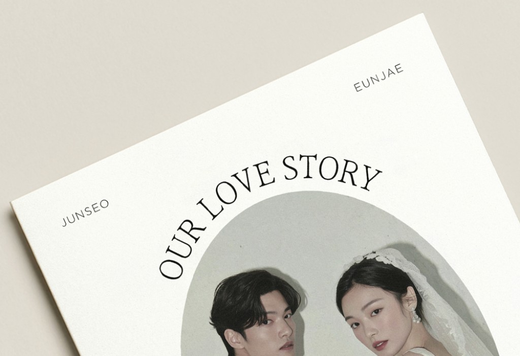 Oval Story 청첩장 미리보기 1