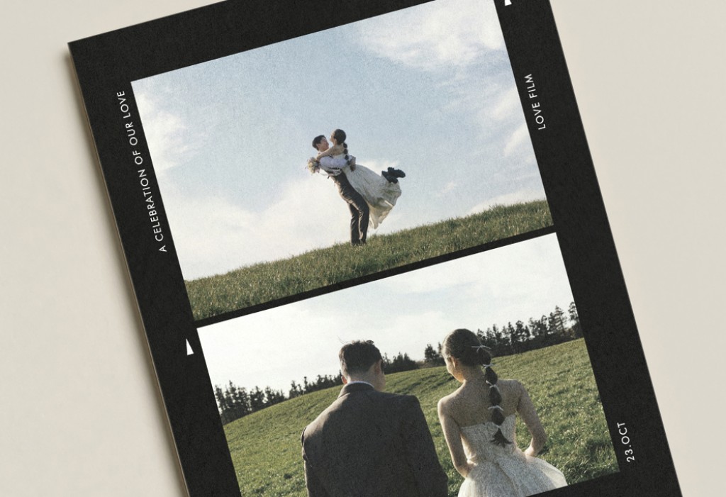Love Film (Black) 청첩장 미리보기 2