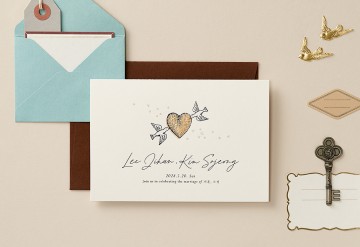 관련 상품 우리의 사랑 이야기 청첩장