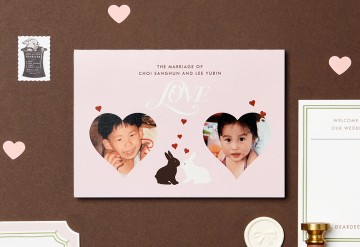 관련 상품 너와 내가 만나 청첩장