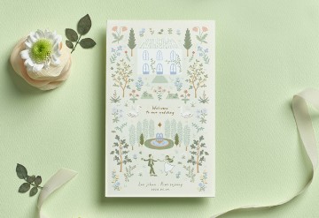 관련 상품 블루밍 가든 청첩장