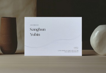 관련 상품 디어 웨이브 청첩장