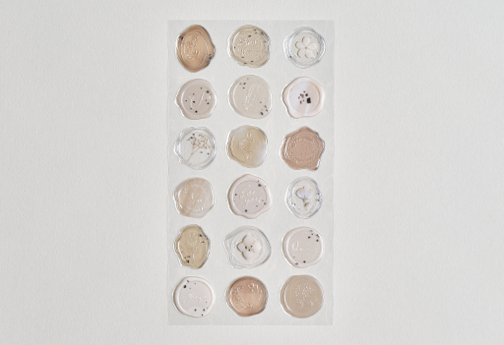 앤틱 베이지_블렌딩 실링스티커 기본 이미지