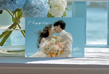 관련 상품 Blue Bloom 청첩장