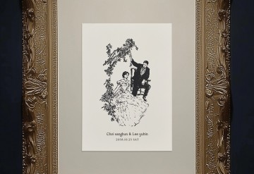 관련 상품 블랙 클래식 청첩장