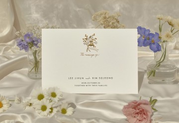 관련 상품 델리케이트 부케 청첩장