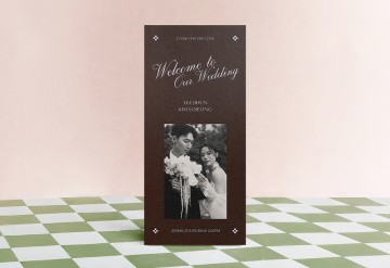 웰컴 프레임 브라운