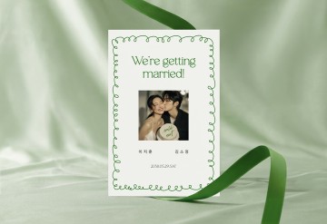 관련 상품 웨딩마치 청첩장