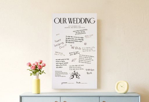게스트보드_Our Wedding 방명록